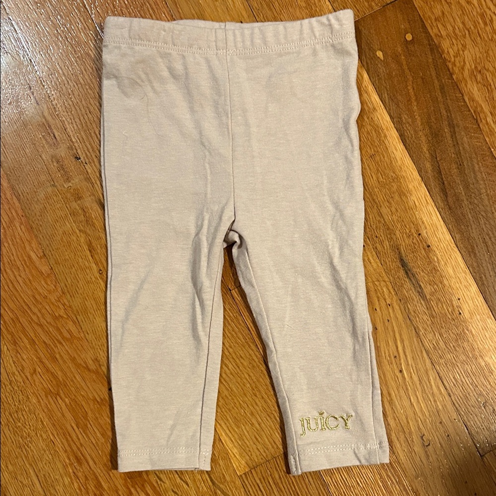 Juicy Couture Kids Beige Leggings